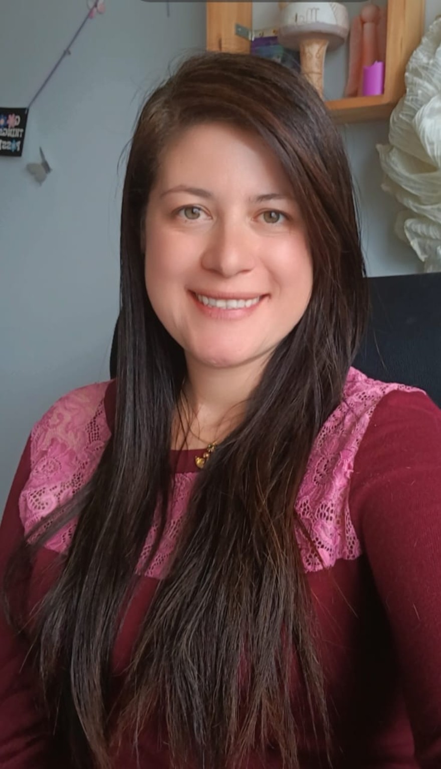 Mapis Munoz en retrato cercano